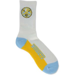 Denver Nuggets For Bare Feet Crew White 506 Sock