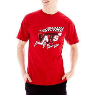 Vans Scuttle Tee, Cardinal Scuttle, Mens