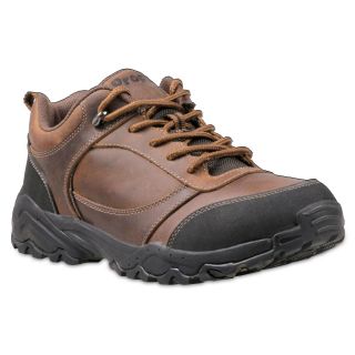 Propet Pathfinder Mens Leather Walking Shoes, Brown