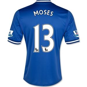 adidas Chelsea 13/14 MOSES Authentic Home Soccer Jersey