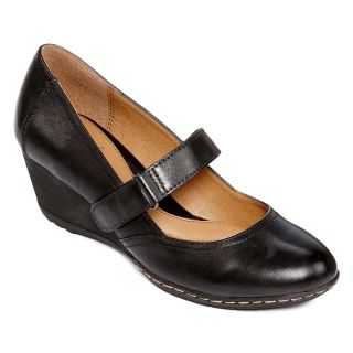 Eurosoft by Sofft Arianna Mary Jane Wedges, Black, Womens