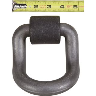 Buyers Heavy Duty Forged D Ring   1 Inch Diameter, 55� angle w/ Weld On Bracket