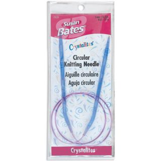 Crystalites Circular Knitting Needle 29 size 8  lavender