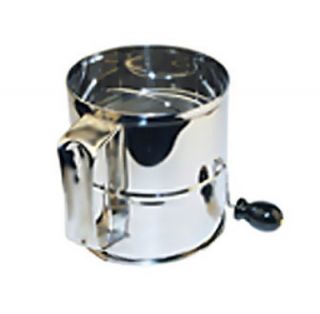 Winco 8 Cup Rotary Sifter, Stainless