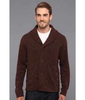 Prana Norton Cardigan Mens Sweater (Brown)