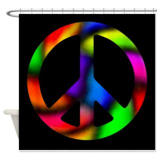  GIVE PEACE A CHANCE GALLERIA GIFTS Shower Curtain  Use code FREECART at Checkout