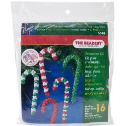 Holiday Beaded Ornament Kit  Candy Cane Assortment
