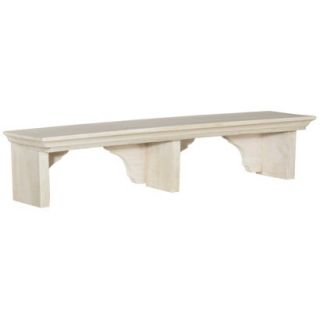 Wall Shelf BP Industries 22 Weathered Shelf   Whitewash