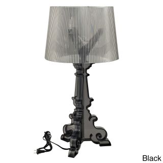 Bourgie Style Black Acrylic Table Lamp