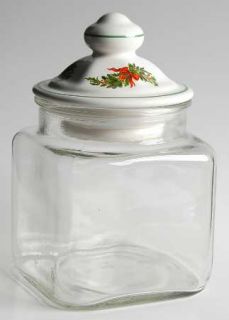 Pfaltzgraff Christmas Heritage Small Glassware Canister, Fine China Dinnerware  