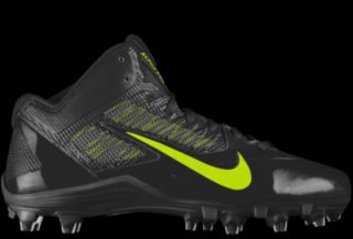 Nike Alpha Pro 3/4 TD iD Custom Mens Football Cleats   Black