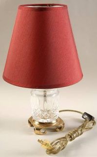 Waterford Lismore 8 Electric Lamp & Shade   Vertical Cut On Bowl,Multisided Ste