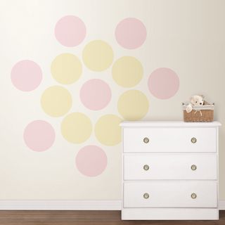 Wall Pops Baby Dots Sticker Decal Set (pack Of 16)