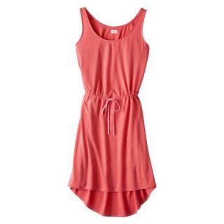 Mossimo Supply Co. Juniors Tie Waist Dress   Hot Coral M