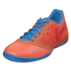 Nike Elastico Pro II Indoor Shoe (Bright Mango/Total Crimson/Blue Glow)