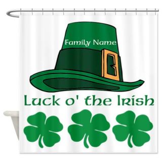  Custom Luck o the Irish Design Shower Curtain  Use code FREECART at Checkout