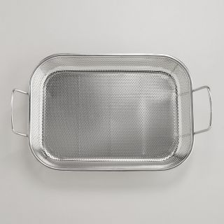 Stainless Steel Perforated Roasting Pan   World Market