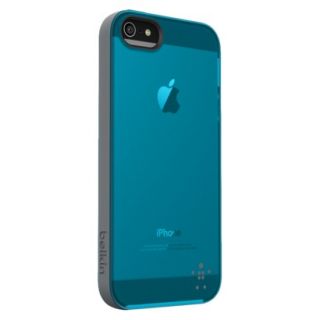 Belkin Grip Candy Sheer Case for iPhone5   Blue/Gray (F8W138ttC05)