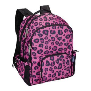 Womens Wildkin Macropak Backpack Pink Leopard