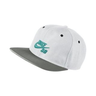 Nike SB Icon Snapback Hat   White