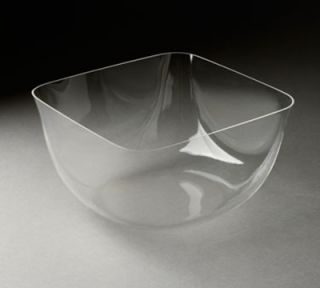 Rosseto Serving Solutions 8 7/10 Square Ice Serving Bowl   Clear Acrylic