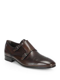 Tods Monk Strap Loafers   Brown