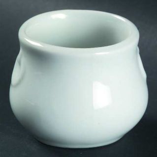 Apilco Classic Whiteware Individual Cream Pot, Fine China Dinnerware   White,No