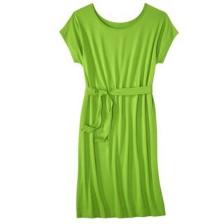 Merona Womens Knit Belted Dress   Zuna Green   XL