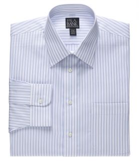 Executive Tailored Fit Spread Collar Triple Stripe Dress Shirt JoS. A. Bank