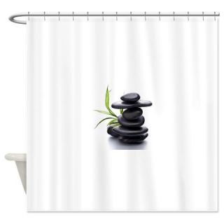  Zen pebbles balance. Spa and health Shower Curtain  Use code FREECART at Checkout