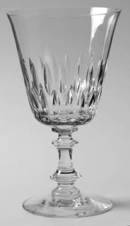Tiffin Franciscan Squire Water Goblet   Stem #17553, Cut Verticals On Bowl