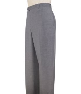 Signature Wool Pattern Plain Front Trousers JoS. A. Bank