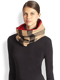 Burberry Check Wool Circle Scarf   Classic