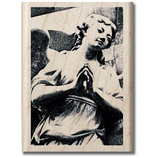 Art Etc Mounted Rubber Stamp 2.5x3.5 praying Angel