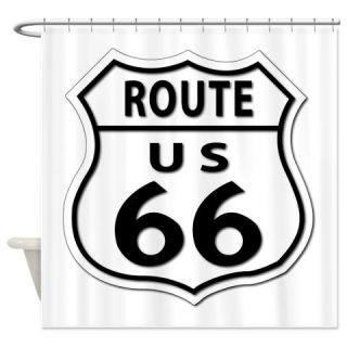  U.S. ROUTE 66 Shower Curtain  Use code FREECART at Checkout