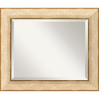 Large Highland Park Cream Framed Mirror (SmallSubject Framed MirrorFrame 2.75 inch Rustic creamImage dimensions 16 inches high x 20 inches wideOutside dimensions 20.95 inches high x 24.95 inches wide )