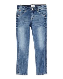 Collin Flap Pocket Slim Jeans, Sky, 4 6X