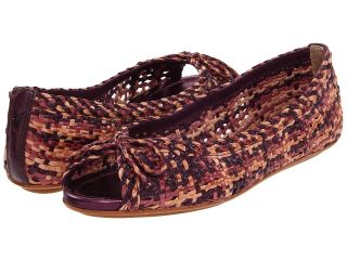 Frye Malorie Woven Peep Womens Shoes (Purple)