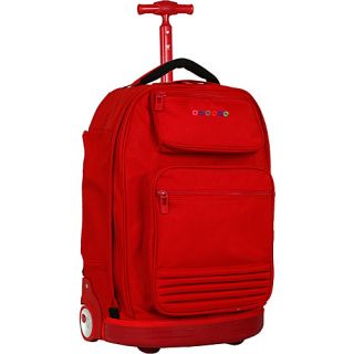 Parkway Red   J World New York Wheeled Backpacks