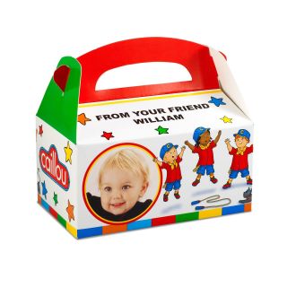 Caillou Personalized Empty Favor Boxes