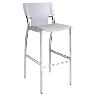 Creative Images International 30 Leather Bar Stool S121 blk / S121 wht / S12