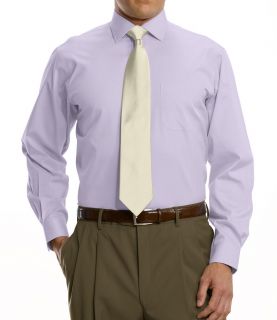 Traveler Tailored Fit Pinpoint Solid Spread Collar Dress Shirt JoS. A. Bank