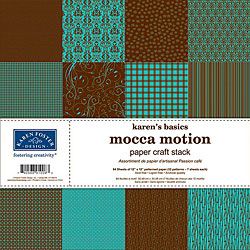 Karens Basics Mocca Motion Papercraft 84 sheet Stack