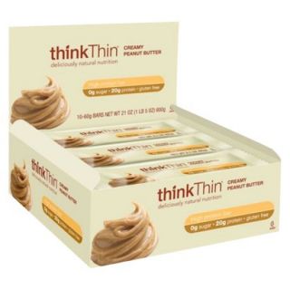 ThinkThin High Protein Bar   Creamy Peanut Butter (10 Bars)