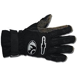 Black Rhino Subxero Medium Black Rugged Goatskin And Cordura Gloves