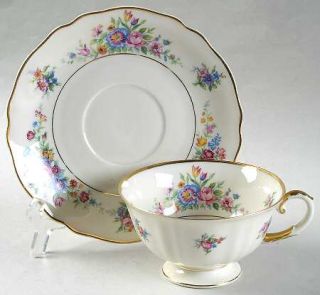 Franconia   Krautheim Lakme Footed Cup & Saucer Set, Fine China Dinnerware   Mul