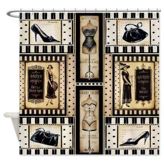  Cute Fashion Model Collage Shower Curtain  Use code FREECART at Checkout