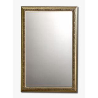 Rococo Silver Framed Beveled Wall Mirror (LargeMaterials Glass, woodFrame Rococo silverFormat Vertical or horizontalMirror dimensions 24 inches long x 20 inches wideOuter frame dimensions 30 inches long x 26 inches wide x 1 inch thick )