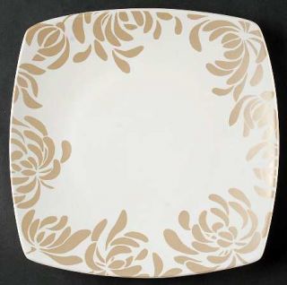 222 Fifth (PTS) Chrysanthemum Pewter Dinner Plate, Fine China Dinnerware   Pewte