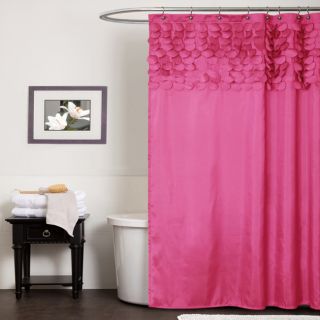 Lush Decor Lillian Pink Shower Curtain (PinkMaterials 100 percent polyesterDimensions 72 inches wide x 72 inches longCare instructions Machine washableThe digital images we display have the most accurate color possible. However, due to differences in c